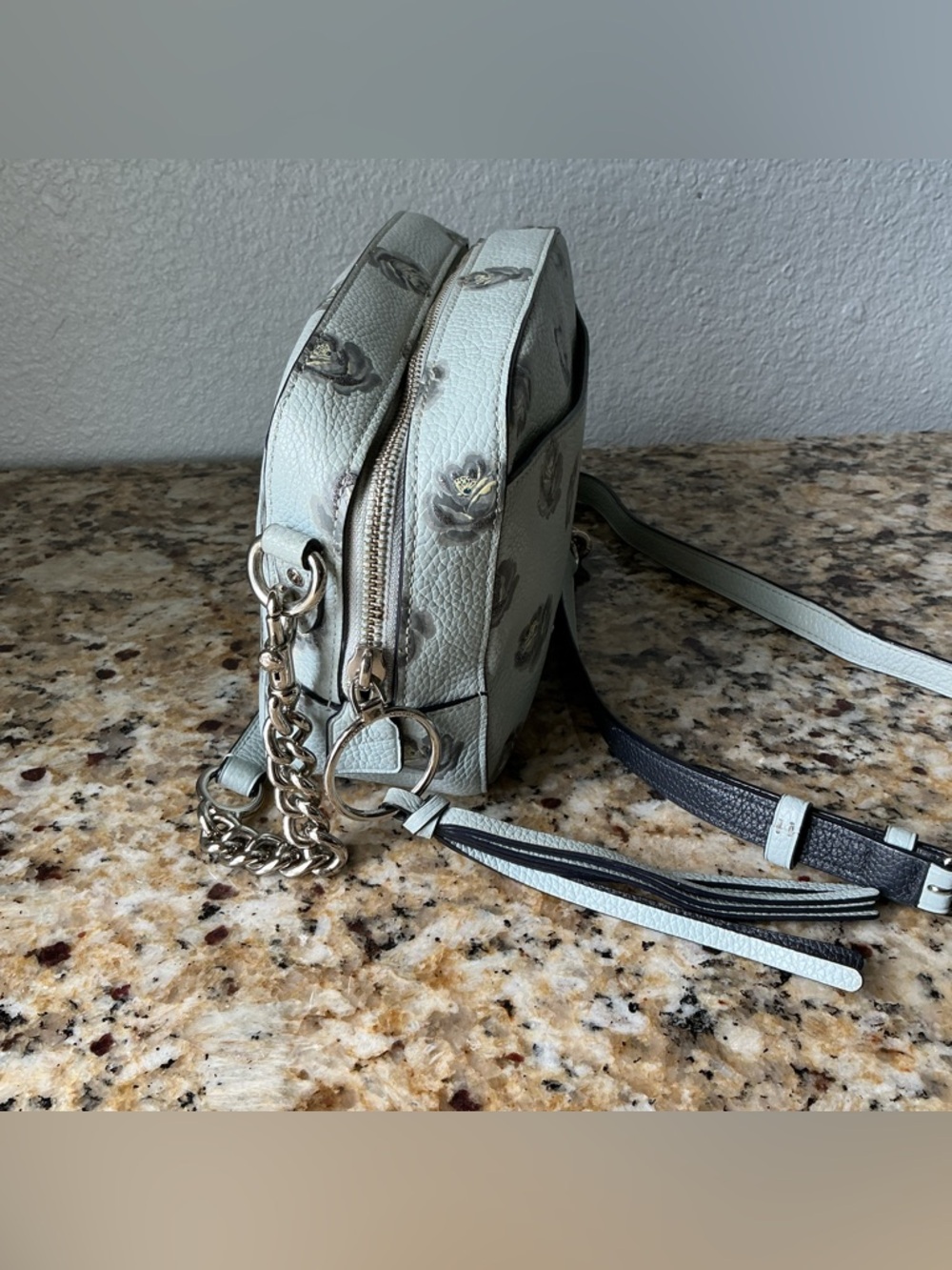 Coach Rose Print Camera Bag - Picture 6 of 7